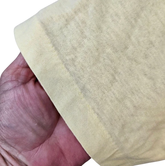 Vintage 80s Royal Caribbean I'm Shipshape Single Stitch Yellow T-Shirt Large C5 - Picture 6 of 10